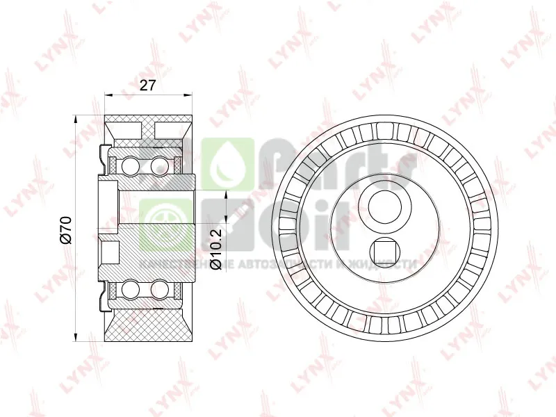 Натяжитель ремня LYNXauto PB-5059
