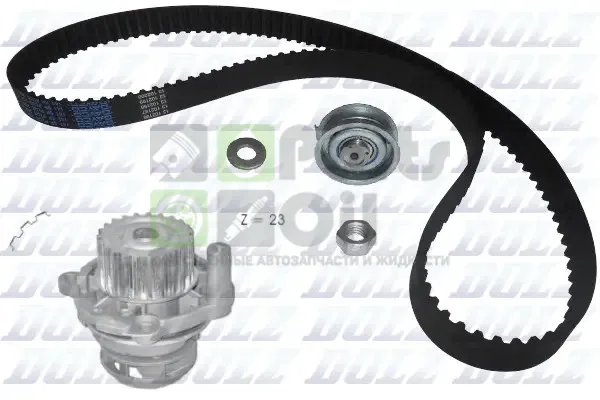 Комплект ГРМ с насосом VW PASSAT 3B 2.0 Dolz KD063