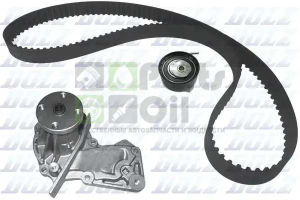 Комплект ГРМ с водяным насосом F233 FORD B-MaxC-MaxFiestaFocusFusionMondeo 1.4i1.6i 02- Dolz K