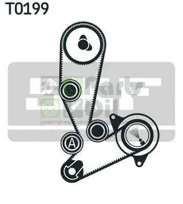 Ремкомплект ремня ГРМ SKF VKMA02390