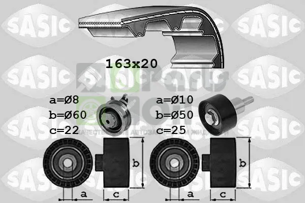 Комплект ГРМ Sasic 1756081