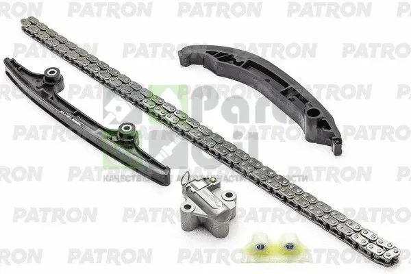 Комплект цепи ГРМ Цепь-1, Нат-1, Усп-3 FORD: MONDEO, TRANSIT 2.2Di 06-12 Patron PTCK032