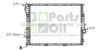 BWA2275 AVA Радиатор, охлаждение двигателя