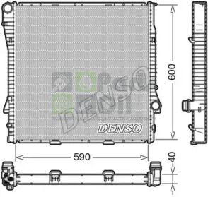 DRM05112 DENSO Радиатор, охлаждение двигателя