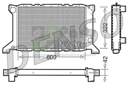 DRM10098 DENSO Радиатор, охлаждение двигателя