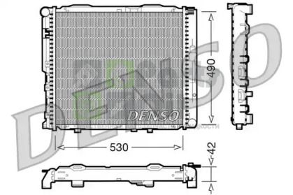 DRM17034 DENSO Радиатор, охлаждение двигателя