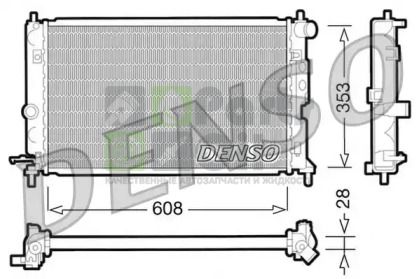 DRM20027 DENSO Радиатор, охлаждение двигателя