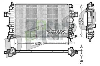DRM20103 DENSO Радиатор, охлаждение двигателя