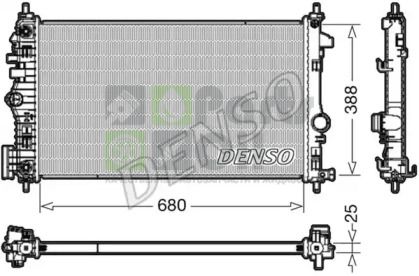 DRM20108 DENSO Радиатор, охлаждение двигателя