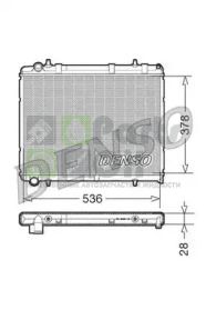 DRM21035 DENSO Радиатор, охлаждение двигателя
