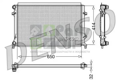DRM32016 DENSO Радиатор, охлаждение двигателя