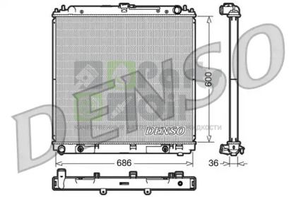 DRM46032 DENSO Радиатор, охлаждение двигателя