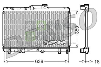 DRM50013 DENSO Радиатор, охлаждение двигателя