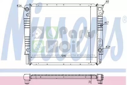 65531A NISSENS Радиатор, охлаждение двигателя