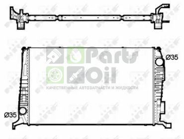 53138 NRF Радиатор, охлаждение двигателя
