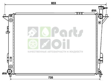 53168 NRF Радиатор, охлаждение двигателя