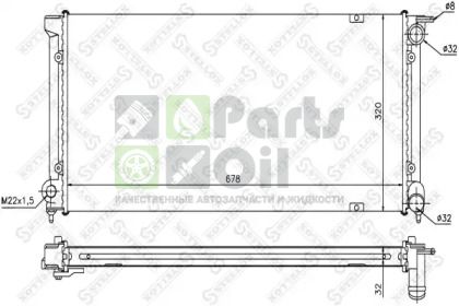 10-25012-SX STELLOX Радиатор, охлаждение двигателя