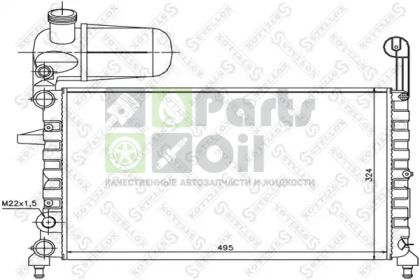 10-25030-SX STELLOX Радиатор, охлаждение двигателя