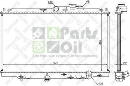 10-25215-SX STELLOX Радиатор, охлаждение двигателя