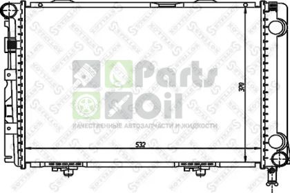 10-25219-SX STELLOX Радиатор, охлаждение двигателя
