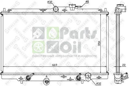 10-25277-SX STELLOX Радиатор, охлаждение двигателя