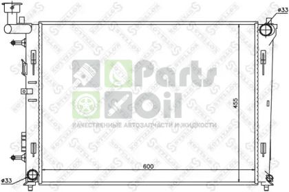 10-25309-SX STELLOX Радиатор, охлаждение двигателя