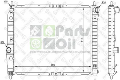 10-25341-SX STELLOX Радиатор, охлаждение двигателя