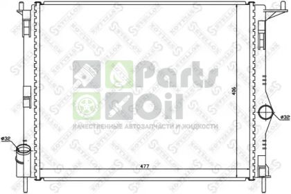 10-25473-SX STELLOX Радиатор, охлаждение двигателя