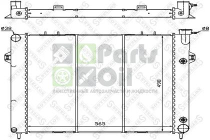 10-25614-SX STELLOX Радиатор, охлаждение двигателя