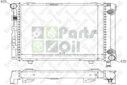10-25890-SX STELLOX Радиатор, охлаждение двигателя