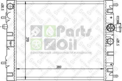 10-25984-SX STELLOX Радиатор, охлаждение двигателя