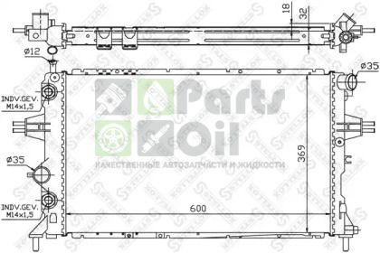 10-26065-SX STELLOX Радиатор, охлаждение двигателя
