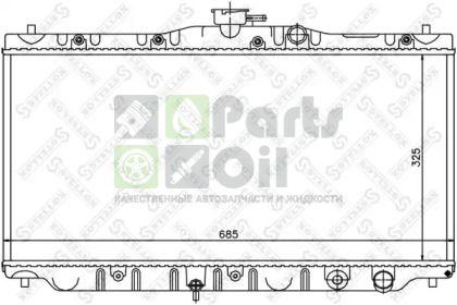 10-26079-SX STELLOX Радиатор, охлаждение двигателя