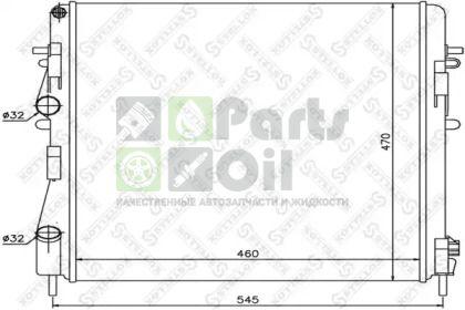 10-26172-SX STELLOX Радиатор, охлаждение двигателя