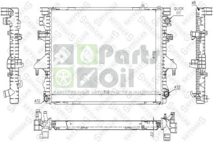 10-26430-SX STELLOX Радиатор, охлаждение двигателя