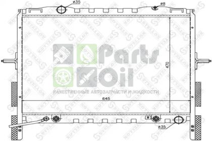 10-26494-SX STELLOX Радиатор, охлаждение двигателя