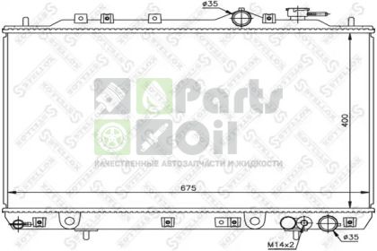10-26525-SX STELLOX Радиатор, охлаждение двигателя