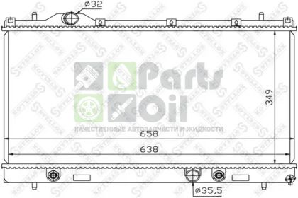 10-26742-SX STELLOX Радиатор, охлаждение двигателя