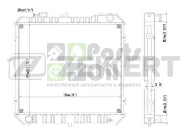 MK-1062 ZEKKERT Радиатор, охлаждение двигателя