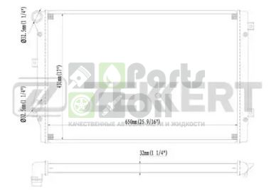MK-1092 ZEKKERT Радиатор, охлаждение двигателя