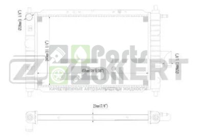 MK-1181 ZEKKERT Радиатор, охлаждение двигателя