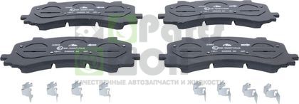 Тормозные колодки ATE передние для Audi A8 IV D5 2017-2024. Артикул 13.0460-5692.2