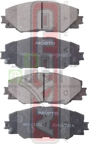 Тормозные колодки Akyoto Packing AKYOTO передние для Toyota RAV4 III XA30 2005-2013. Артикул AKD-01101