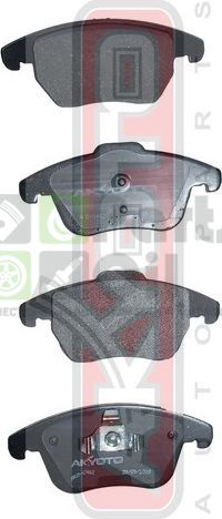 Тормозные колодки Akyoto Packing AKYOTO передние для Jaguar XF I 2008-2015. Артикул AKD-0462