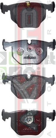 Тормозные колодки Akyoto Packing AKYOTO задние для BMW Z4 I E85E86 2006-2008. Артикул AKD-1045