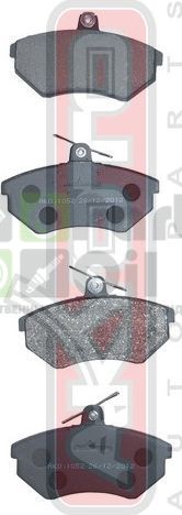 Тормозные колодки Akyoto Packing AKYOTO передние для Volkswagen Passat B2 1985-1988. Артикул AKD-1052