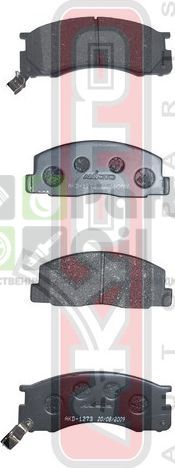 Тормозные колодки Akyoto Packing AKYOTO передние для Toyota Previa I XR10, XR20 1990-2000. Артикул AKD-1273