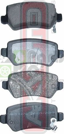 Тормозные колодки Akyoto Packing AKYOTO задние для Opel Meriva B 2010-2017. Артикул AKD-1276