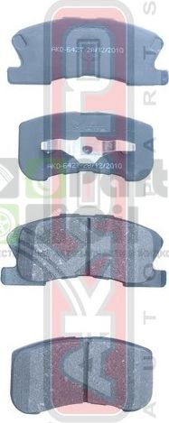 Тормозные колодки Akyoto Packing AKYOTO передние для Daihatsu YRV I 2001-2005. Артикул AKD-6427