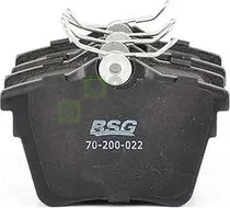 Тормозные колодки BSG задние для Peugeot 607 I 2000-2011. Артикул BSG 70-200-022